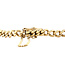 Goldenes Gourmet-Armband 18,5 cm 14 Karat