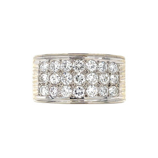 Witgouden ring met diamant