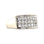 Weißgoldener Ring mit Diamant 18 Karat