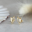 Gold ear studs 14 karat