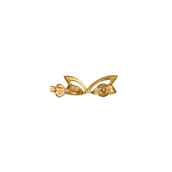 Gold ear studs 14 karat
