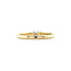 Gold solitaire ring with diamond 14 karat* new