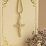Gold cross pendant 14 karat