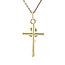 Gold cross pendant 14 karat