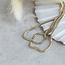 Gold snake necklace 46 cm 14 karat