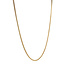 Gold snake necklace 46 cm 14 karat