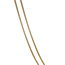 Gold snake necklace 46 cm 14 karat