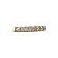 Gouden rijring met diamant 14 karaat