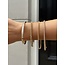 Gold bangle with diamond 14 karat