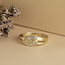 Gouden ring met diamant 14 karaat
