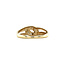 Gouden ring met diamant 14 karaat
