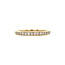 Geelgouden rail ring met diamant 14 krt