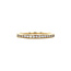 Geelgouden rail ring met diamant 14 krt