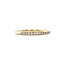 Geelgouden rail ring met diamant 14 krt