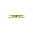 Geelgouden rail ring met diamant 14 krt