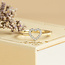 Gold heart ring with diamond 14 karat* new