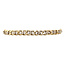 Gouden gourmet armband 21.5 cm 14 karaat/925