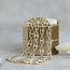 Goldene Fantasie-Halskette 87 cm 18 Karat