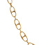 Goldene Fantasie-Halskette 87 cm 18 Karat