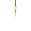 Gold heart pendant with zirconia 14 karat