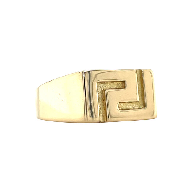Gold signet ring 14 karat