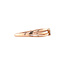 Rose-gold rosette ring with diamond 14 karat* new