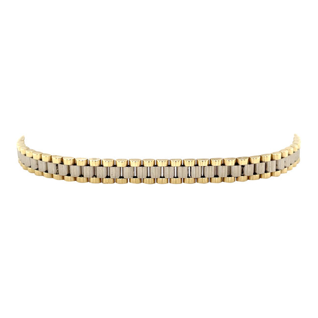 Goldenes Rolex-Armband 18 cm 14 Karat