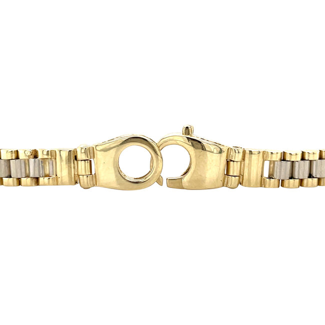 Goldenes Rolex-Armband 18 cm 14 Karat