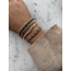 Gold rolex bracelet 18 cm 14 karat