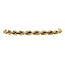 Gold cord bracelet 21 cm 14 kt