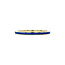 Gouden ring met blauw emaille 14 karaat