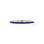 Gouden ring met blauw emaille 14 karaat