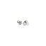 Weißgoldener Solitär-Ohrstecker mit Diamant 14 kt