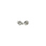 Weißgoldener Solitär-Ohrstecker mit Diamant 14 kt