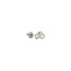 Weißgoldene Solitär-Ohrstecker mit Diamant 14 kt