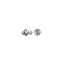 Weißgoldene Solitär-Ohrstecker mit Diamant 14 kt
