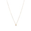 Geelgouden solitair collier met diamant 14 krt