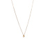 Geelgouden solitair collier met diamant 14 krt