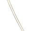 Geelgouden solitair collier met diamant 14 krt