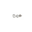 White gold solitaire stud earrings with diamond 14 kt