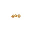 Gelbgoldene Solitär-Ohrstecker mit Diamant 14 kt