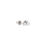 Weißgoldene Solitär-Ohrstecker mit Diamant 14 kt