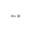 Weißgoldene Solitär-Ohrstecker mit Diamant 14 kt
