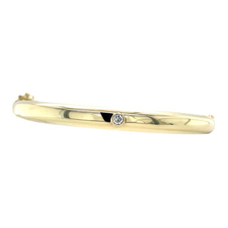Gouden bangle diamant