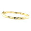 Gouden bangle met diamant 14 karaat