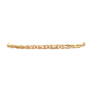 Gouden valkenoog armband