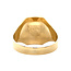 Tricolor Goldsiegelring 14 Karat