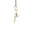 Gold pendant with pearl 14 karat