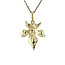 Gold pendant with pearl 14 karat