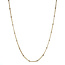 Gold beaded necklace 43.5 cm 14 karat